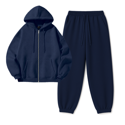 Navyblue Sweatpant With Zipper