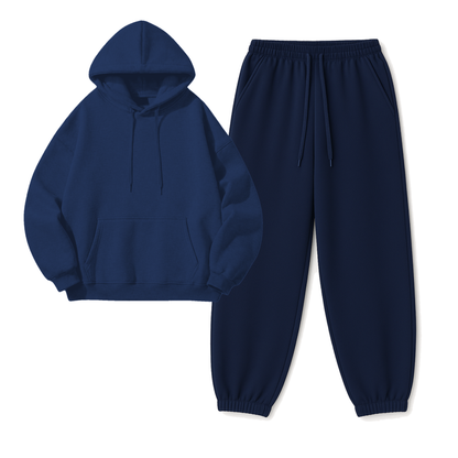Navyblue Sweatpant With Hoodie