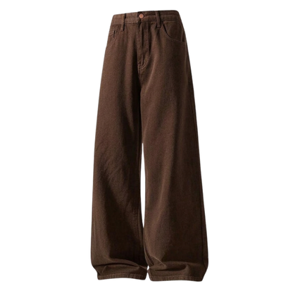 Wide-Leg Baggy Jeans