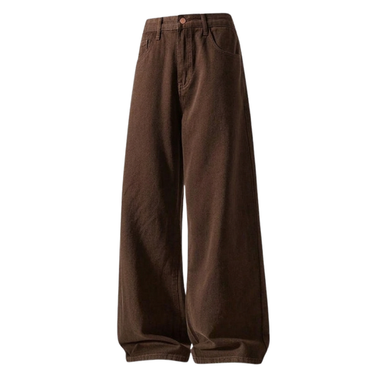 Wide-Leg Baggy Jeans