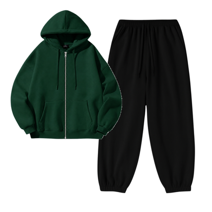 Black Sweatpant With Zipper