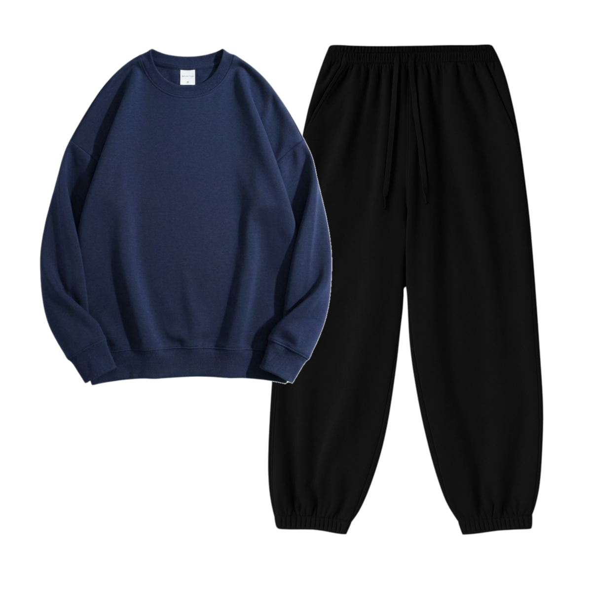 Black Sweatpant With Sweatshirt