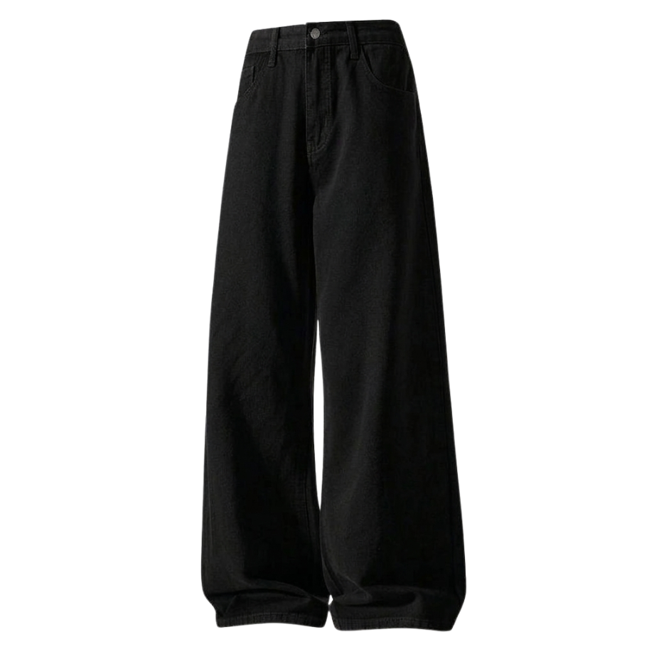 Wide-Leg Baggy Jeans