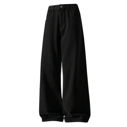 Wide-Leg Baggy Jeans