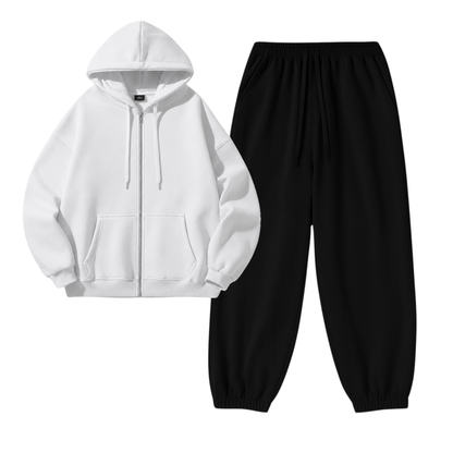 Black Sweatpant With Zipper