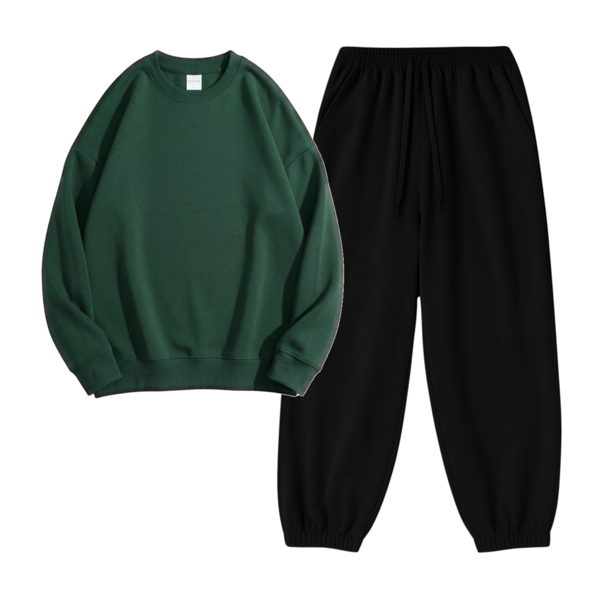 Black Sweatpant With Sweatshirt