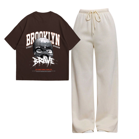 Do Something Fearless Straight Leg Trouser Combo
