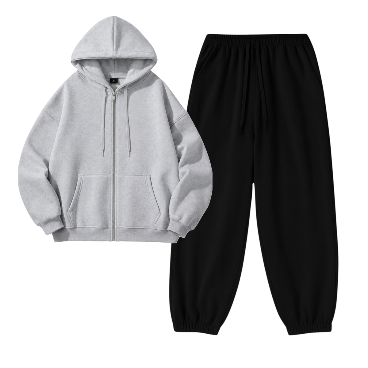 Black Sweatpant With Zipper