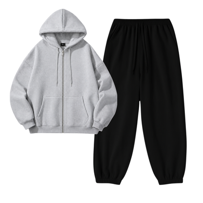 Black Sweatpant With Zipper