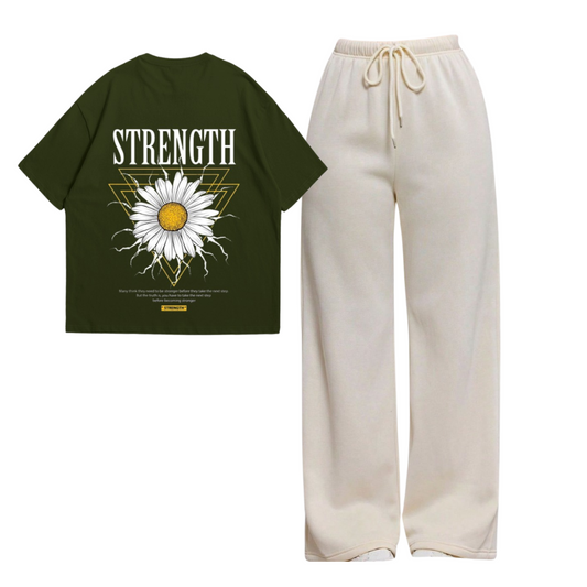 Strenght Straight Leg Trouser Combo