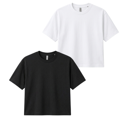 Pack Of 2 Crop T-Shirts