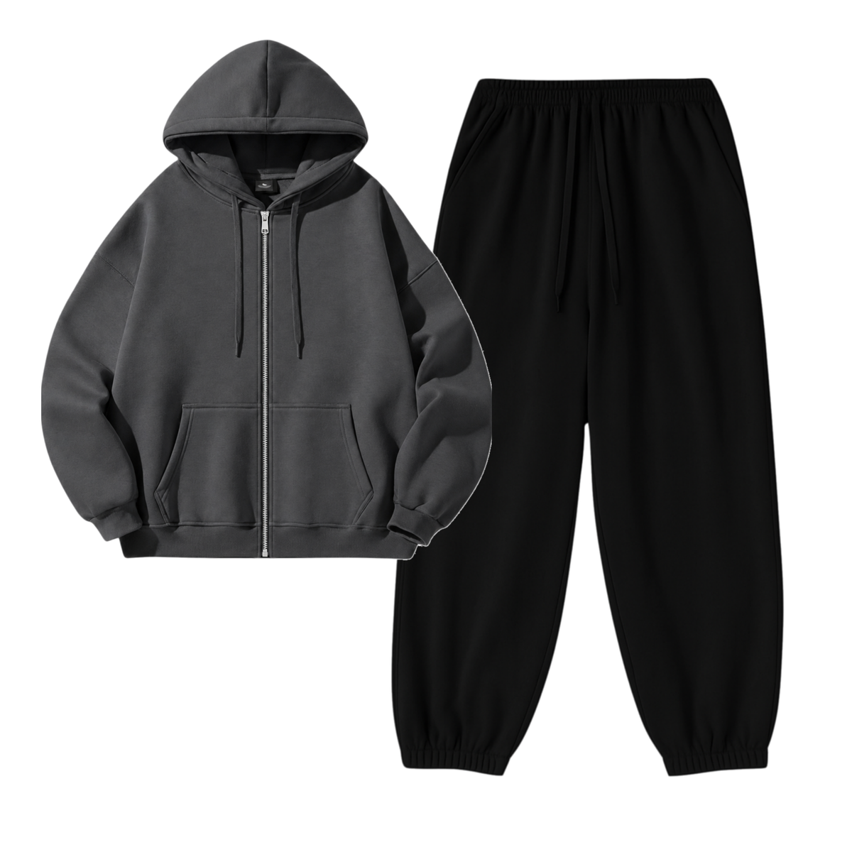 Black Sweatpant With Zipper