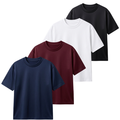 Pack Of 4 Regular T-Shirts