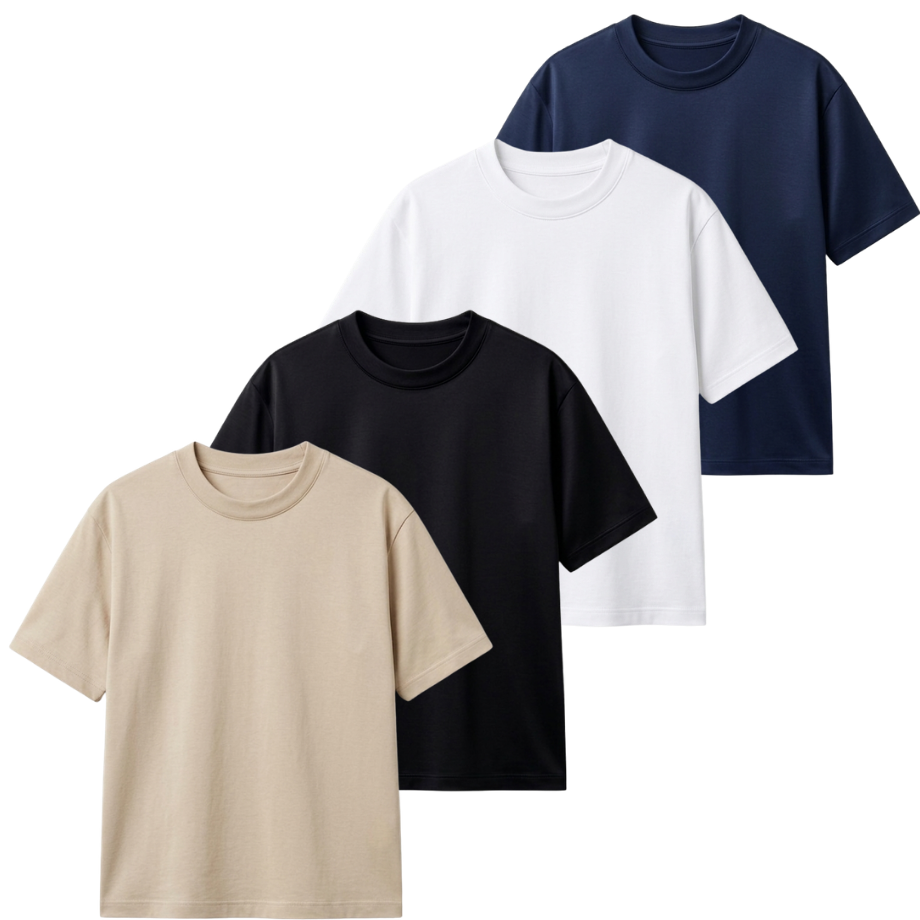 Pack Of 4 Regular T-Shirts