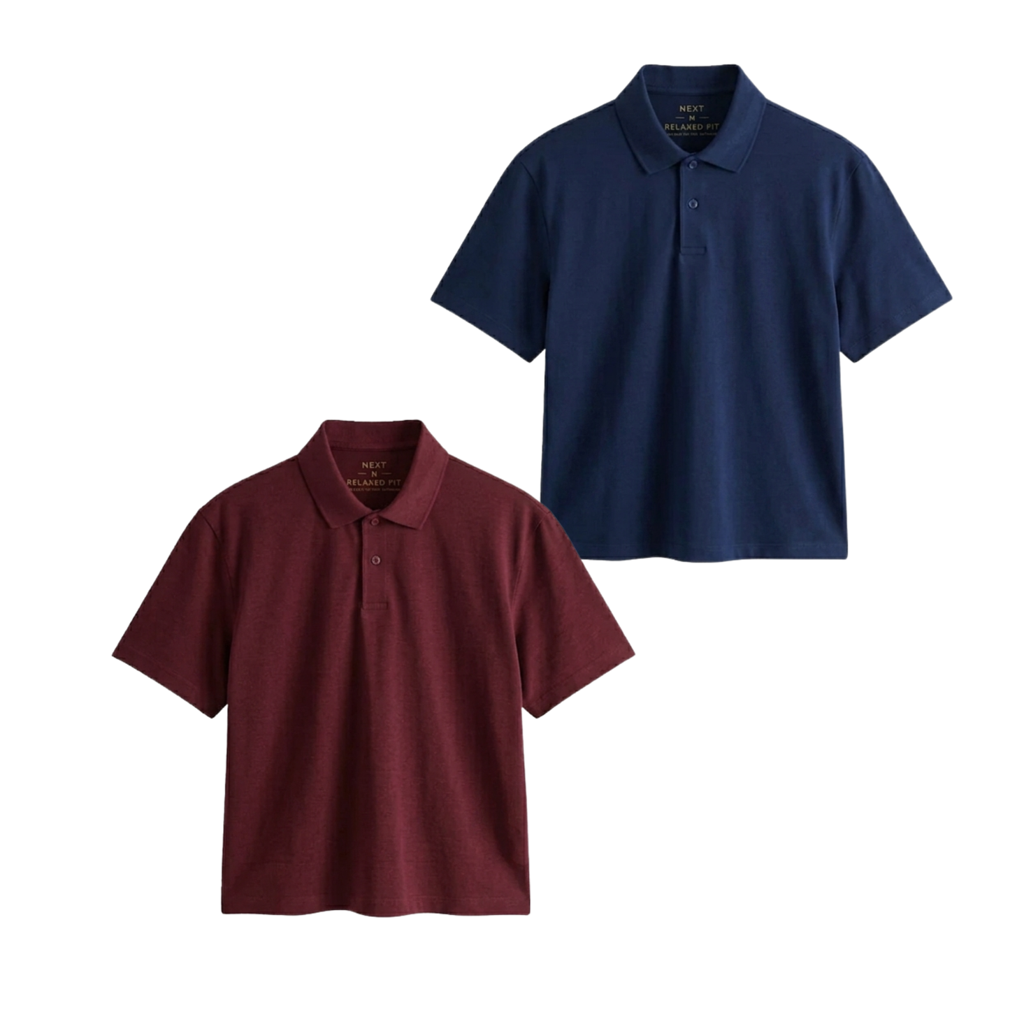 Pack Of 2 Crop Polos