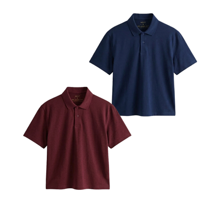 Pack Of 2 Crop Polos