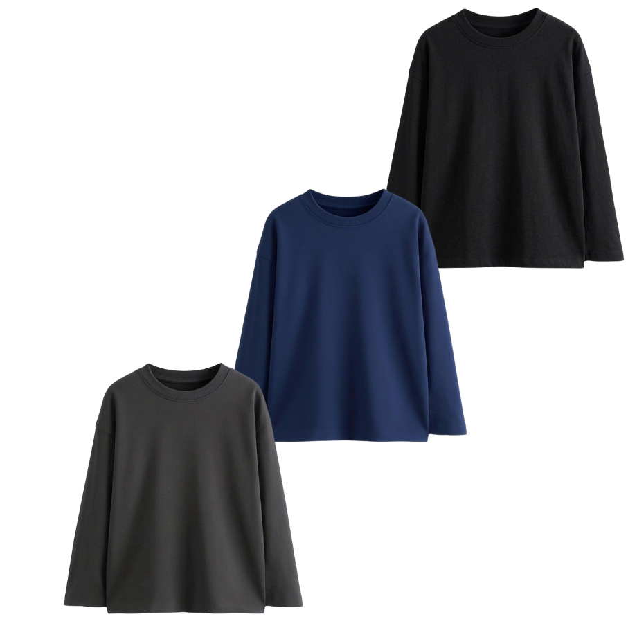 Pack Of 3 Full Sleeves T-Shirts