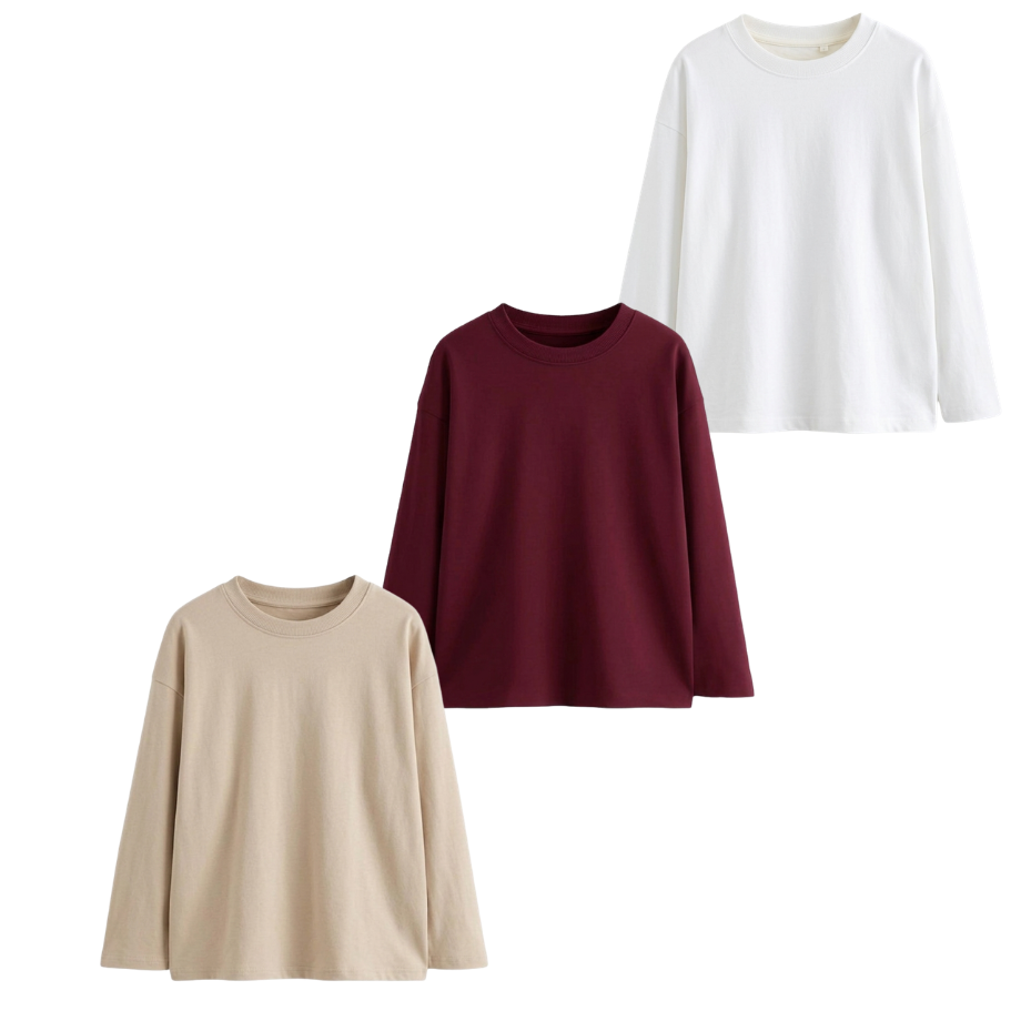 Pack Of 3 Full Sleeves T-Shirts