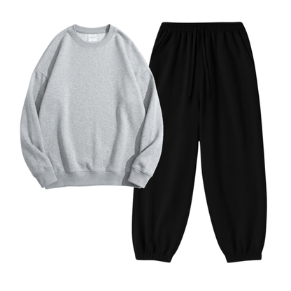 Black Sweatpant With Sweatshirt