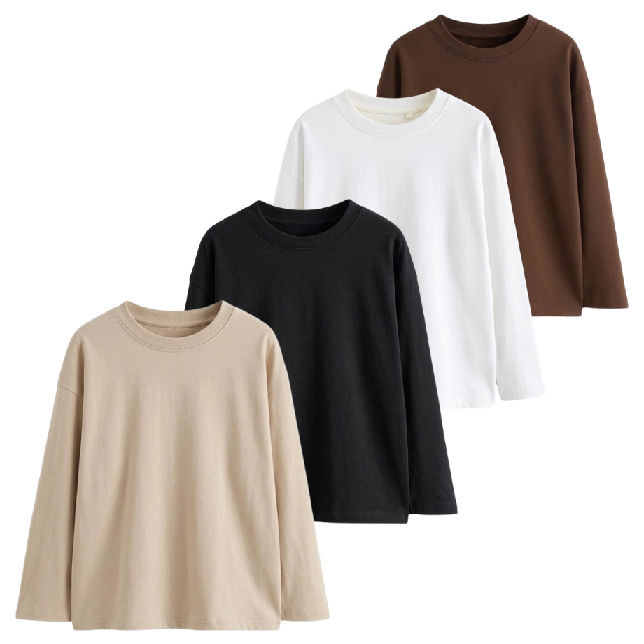 Pack Of 4 Full Sleeves T-Shirts