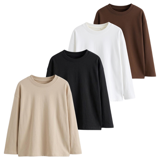 Pack Of 4 Full Sleeves T-Shirts