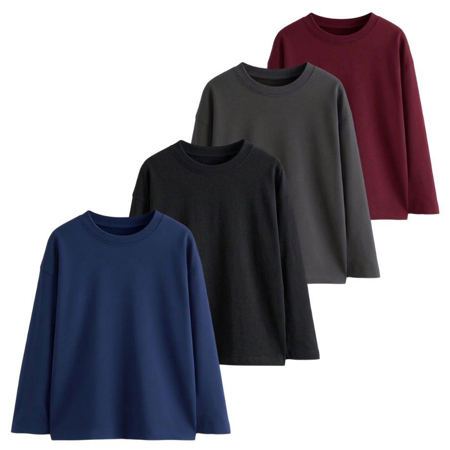 Pack Of 4 Full Sleeves T-Shirts