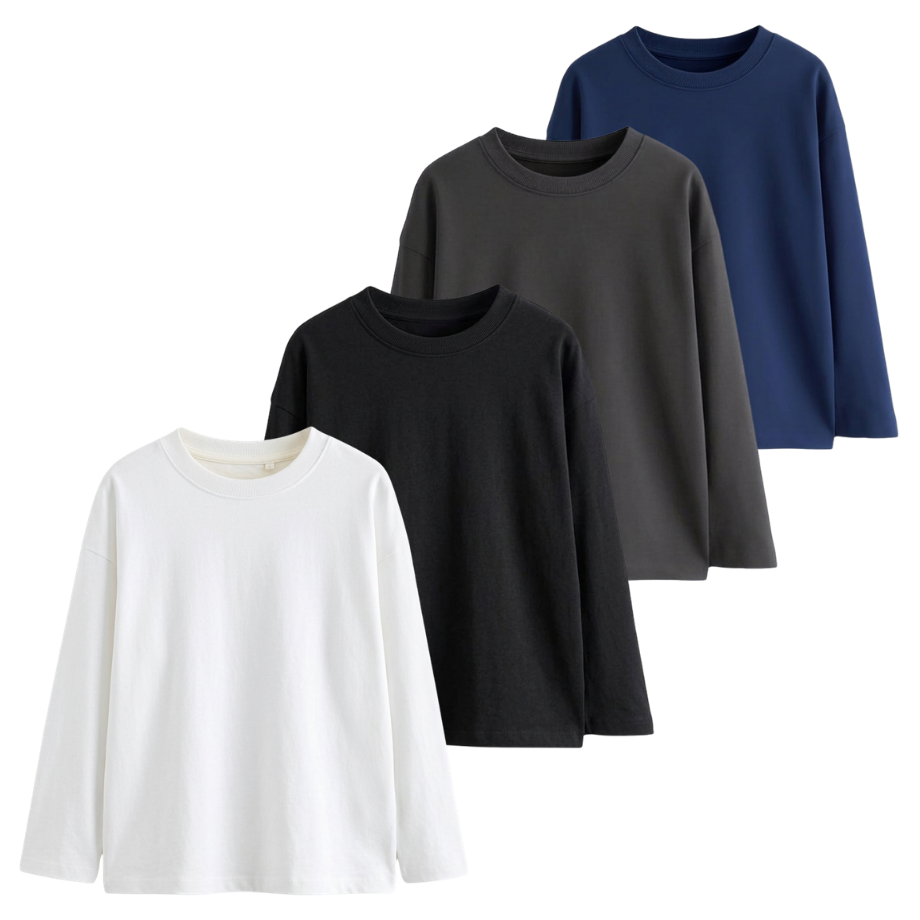 Pack Of 4 Full Sleeves T-Shirts