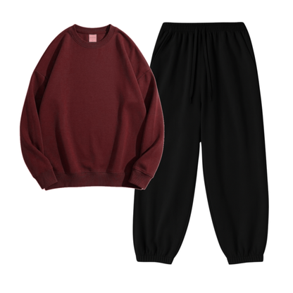 Black Sweatpant With Sweatshirt