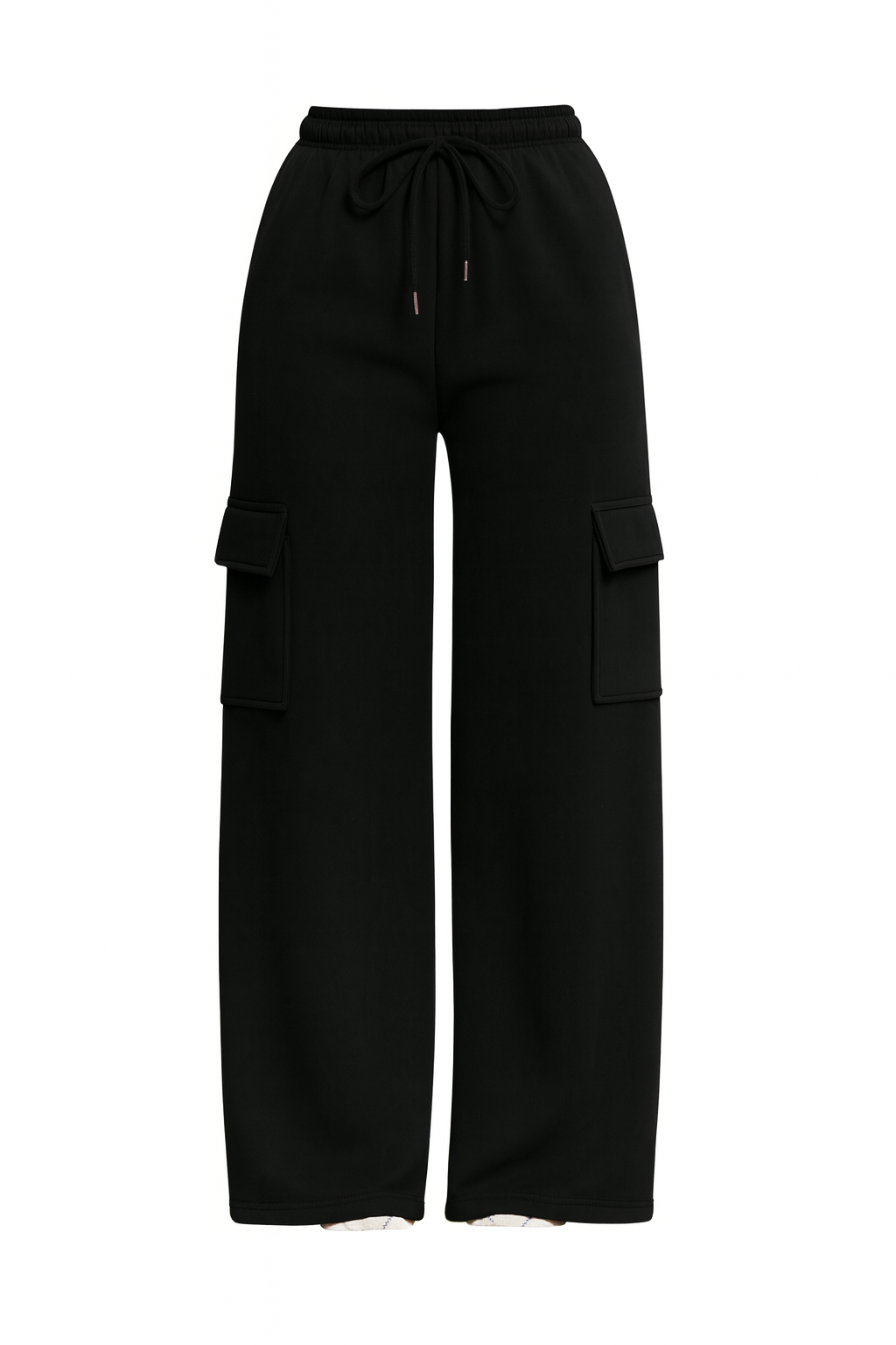 Black Straight Leg Cargo