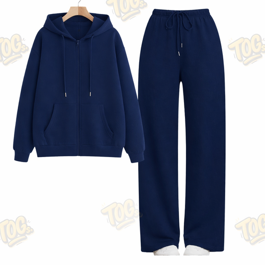 Straight Leg Trouser With Oversized Zipper
