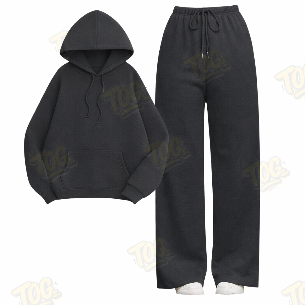 Straight Leg Trouser With Oversized Hoodie
