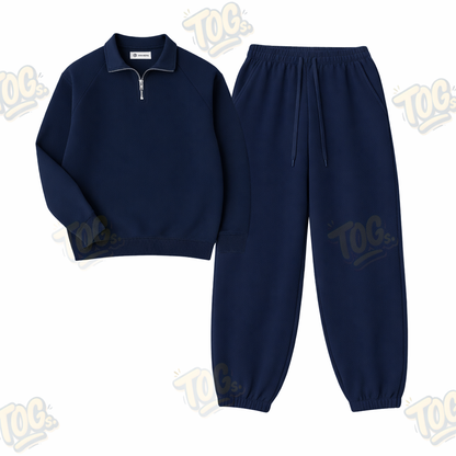 Oversized Sweatpant With Oversized Mockneck