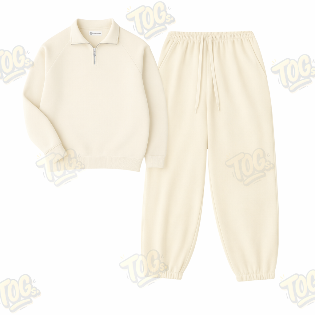 Oversized Sweatpant With Oversized Mockneck