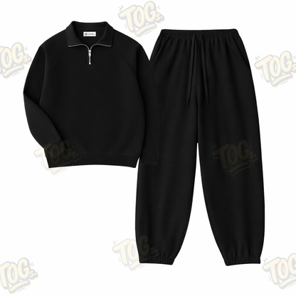 Oversized Sweatpant with Oversized Mockneck