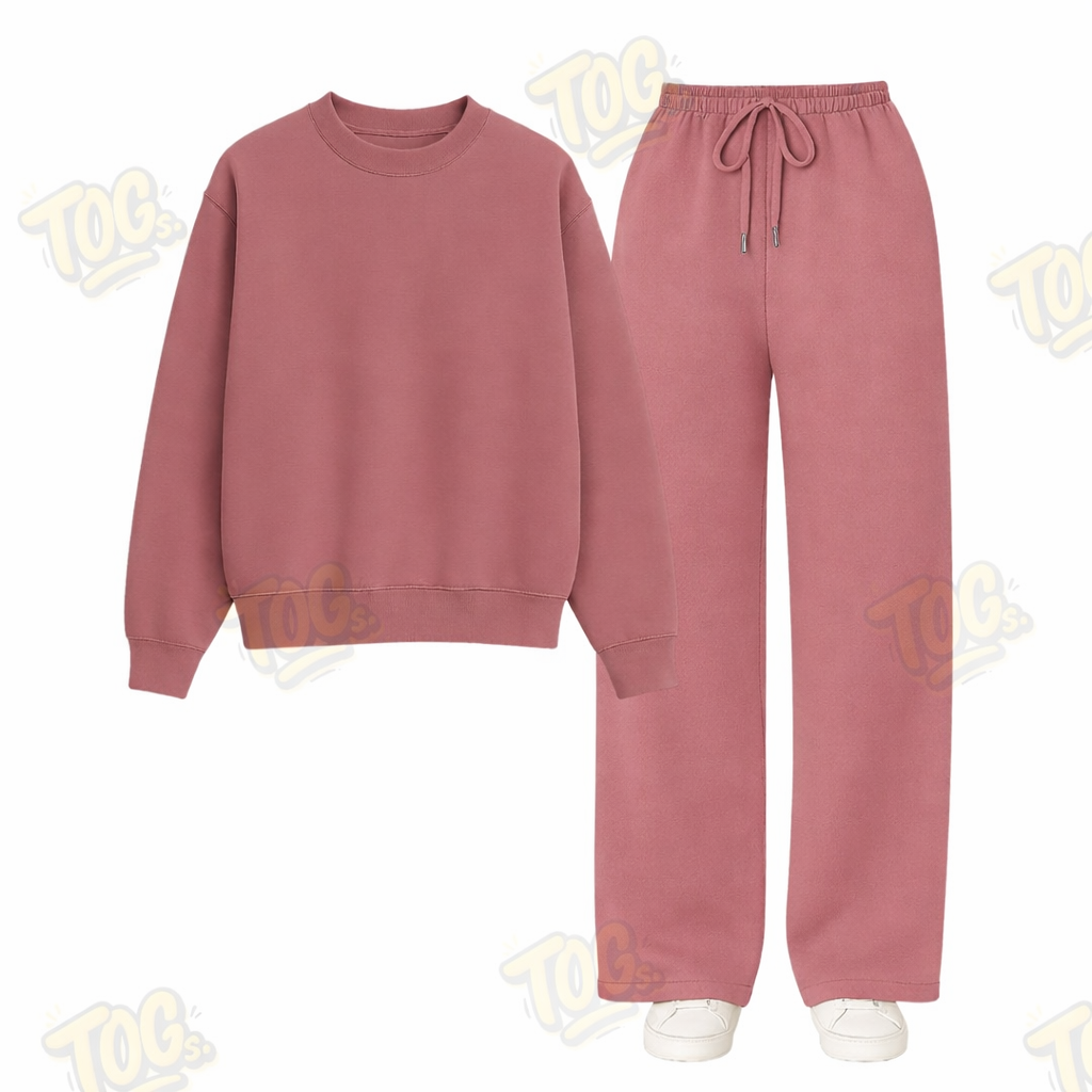 Straight Leg Trouser With Sweatshirt