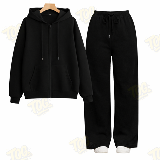 Straight Leg Trouser With Oversized Zipper