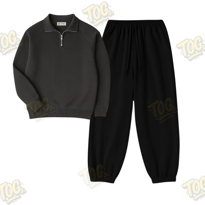 Oversized Sweatpant with Oversized Mockneck