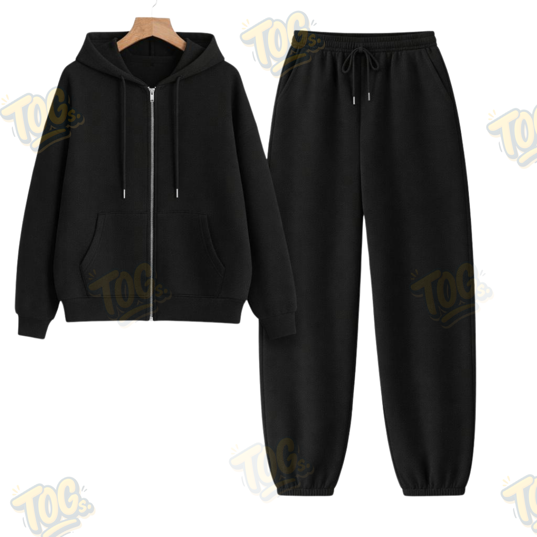 Baggy Sweatpant With Oversized Zipper