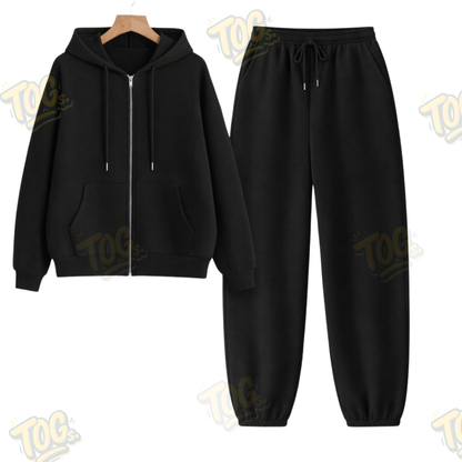 Baggy Sweatpant With Oversized Zipper