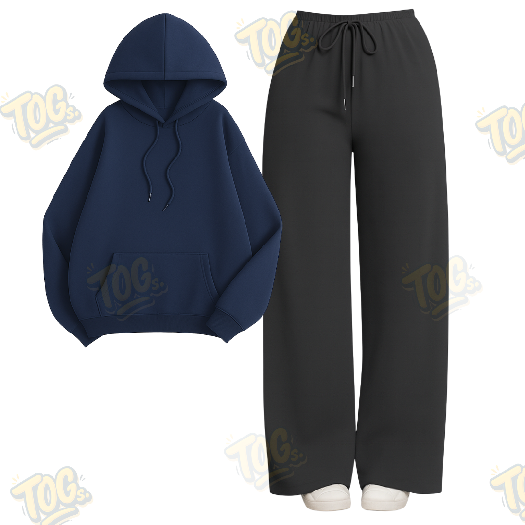 Straight Leg Trouser With Hoodie