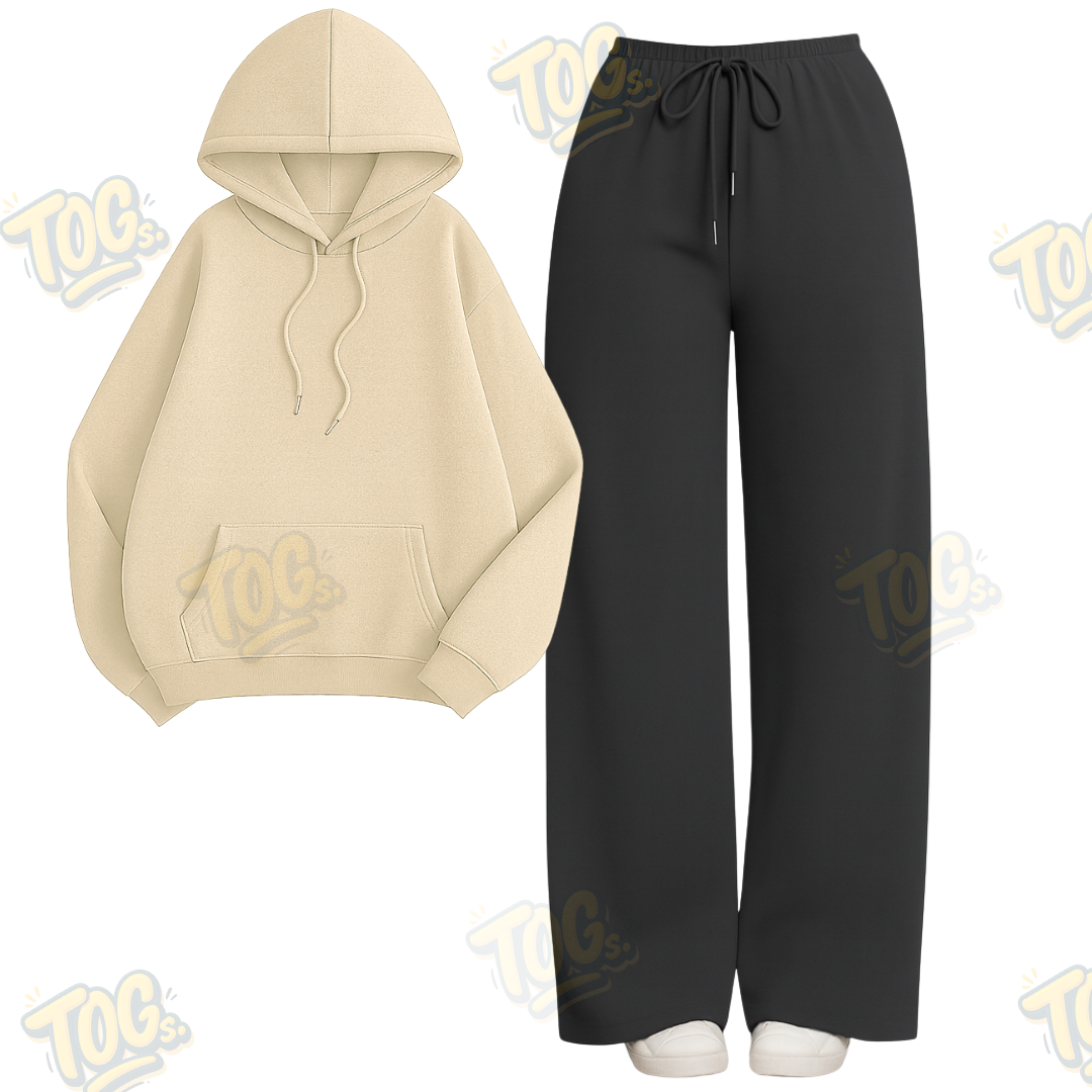 Straight Leg Trouser With Hoodie