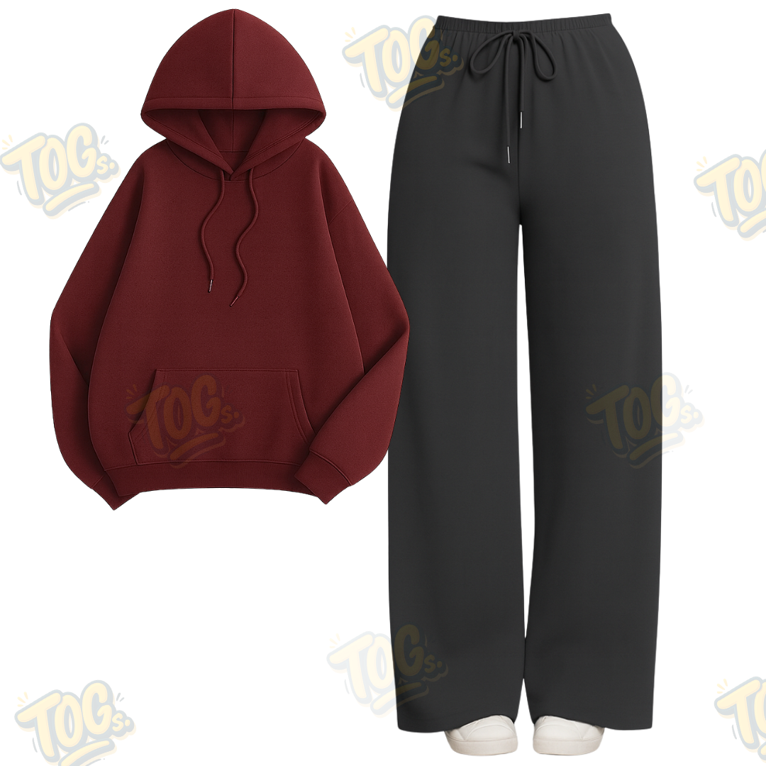 Straight Leg Trouser With Hoodie