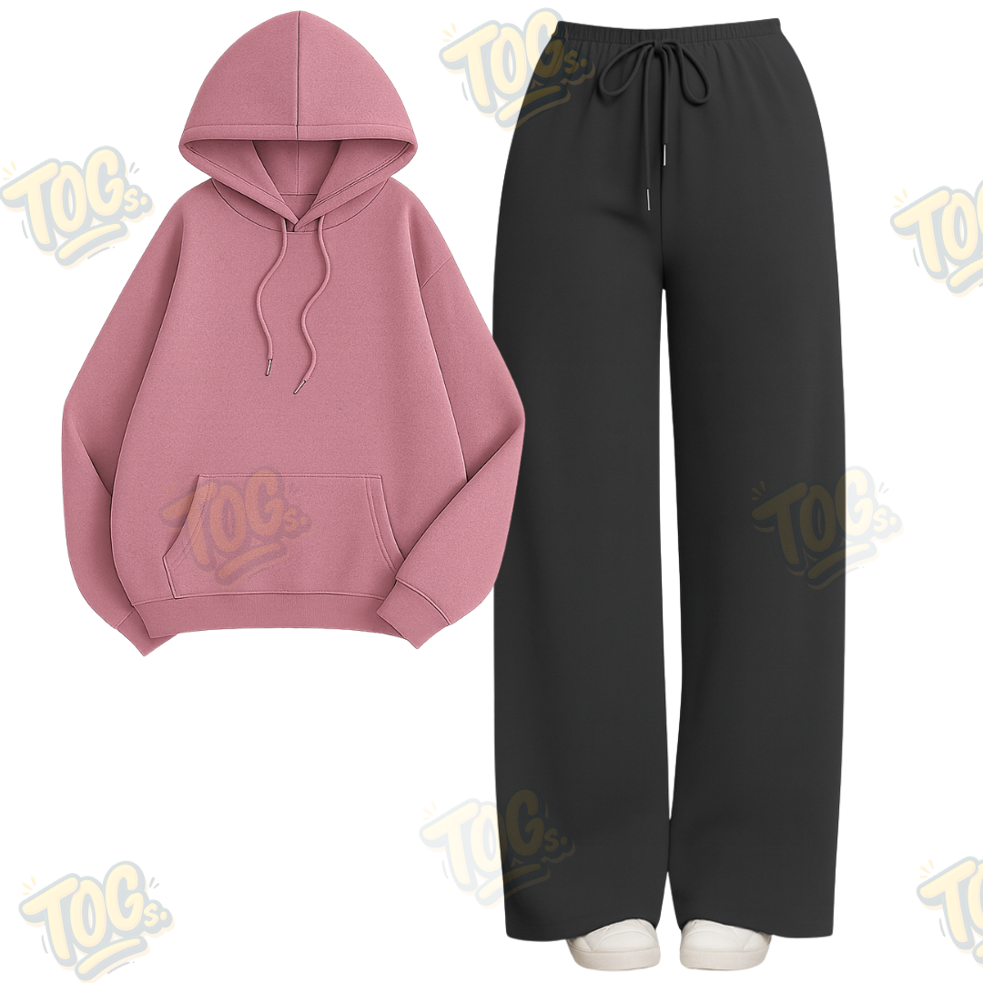 Straight Leg Trouser With Hoodie