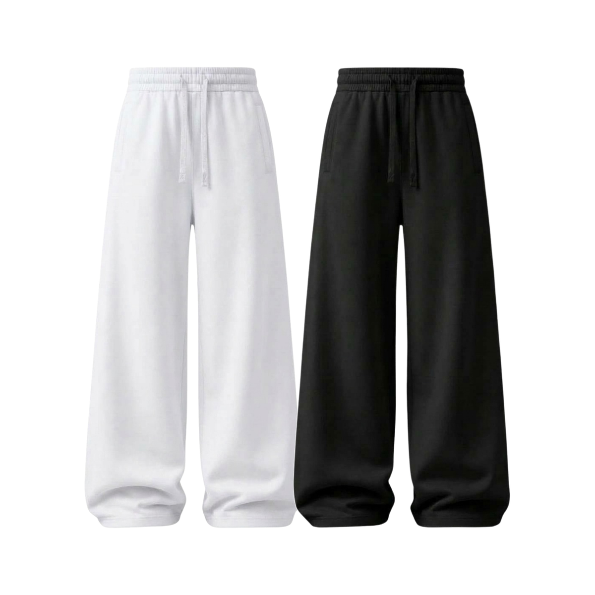 Pack of 2 Wide-Leg Trouser
