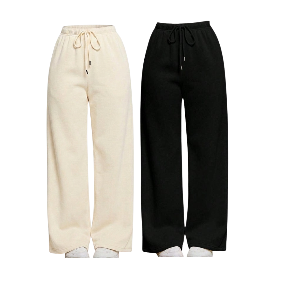 Pack Of 2 Straight Leg Trousers