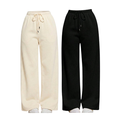 Pack Of 2 Straight Leg Trousers