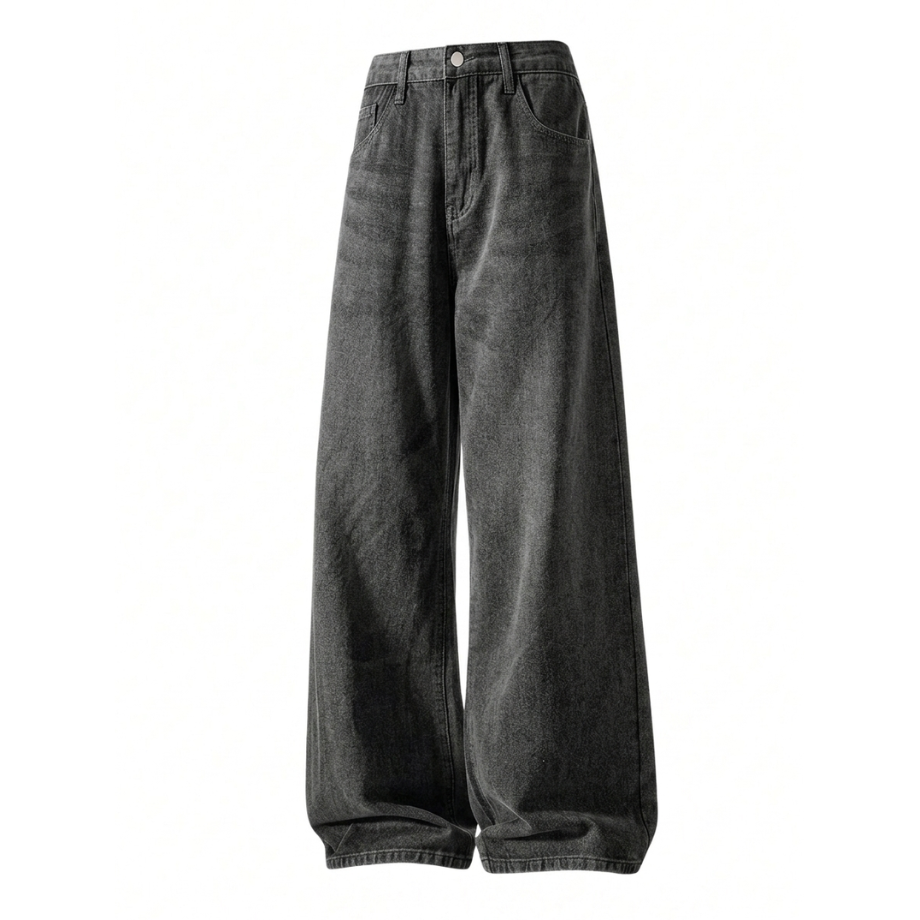 Wide-Leg Baggy Jeans