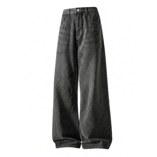 Wide-Leg Baggy Jeans