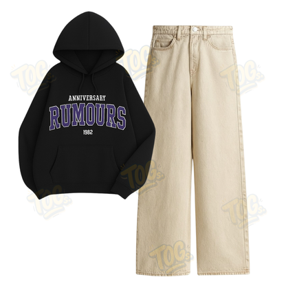 Baggy Jeans With Rumours Hoodie