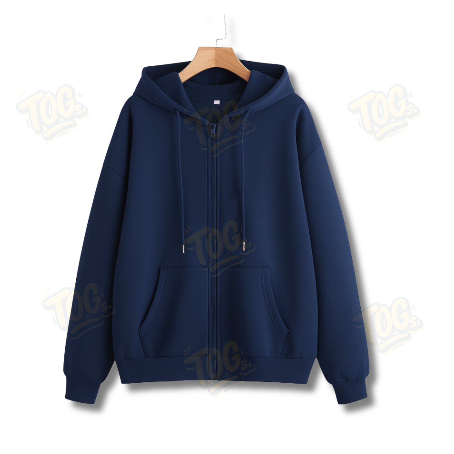 OVERSIZED DROP SHOULDER ZIPPER